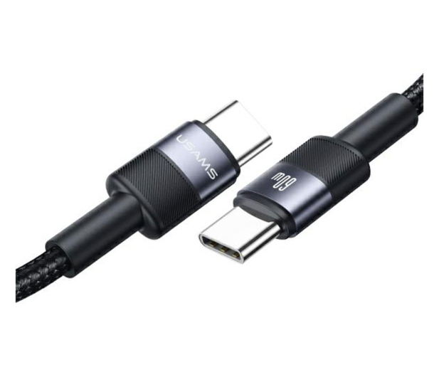 USAMS Kabel USB-C na USB-C 60W 1,2m Aluminum - 1569144 - zdjęcie
